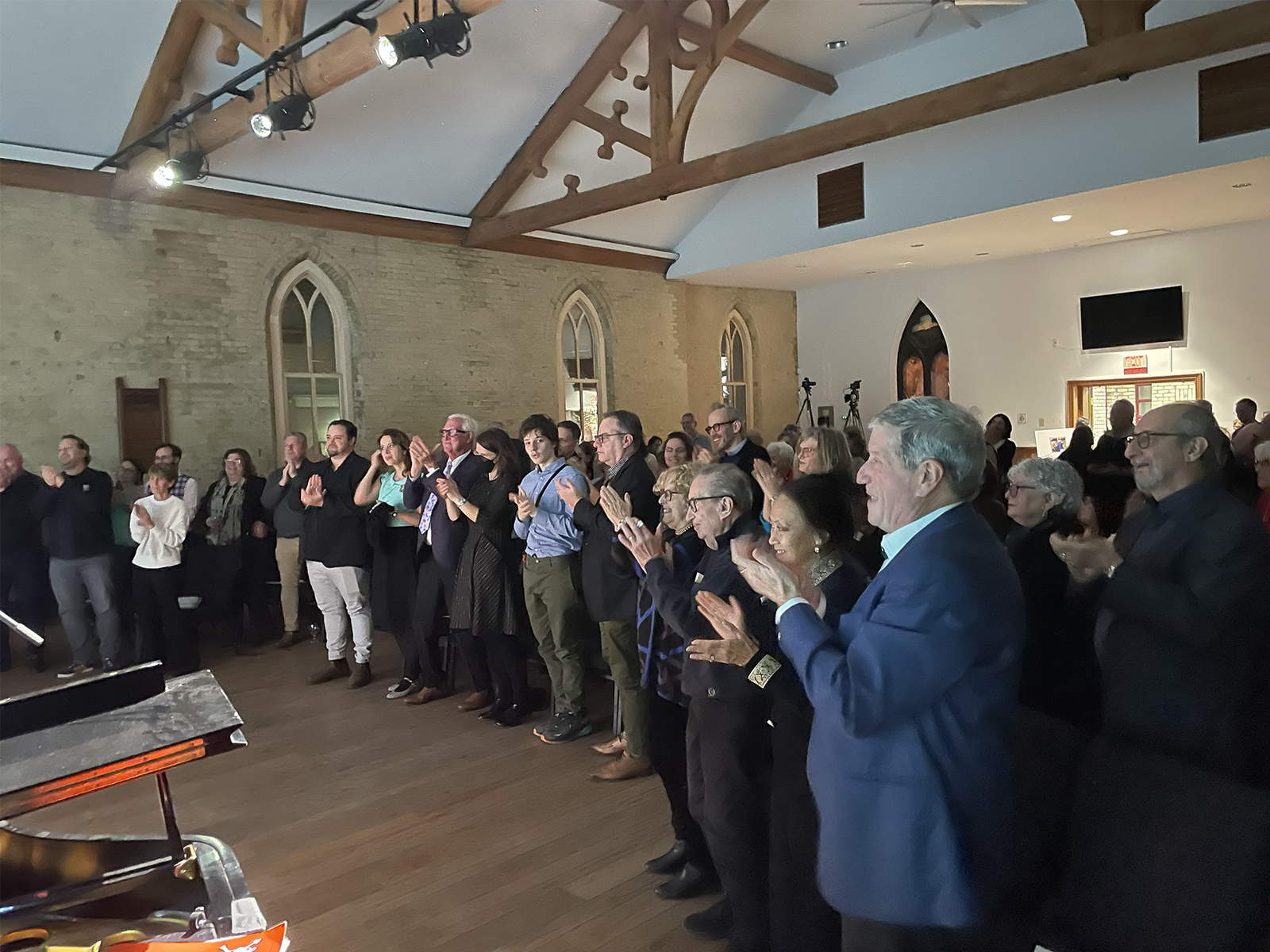 An open siddur during prayer