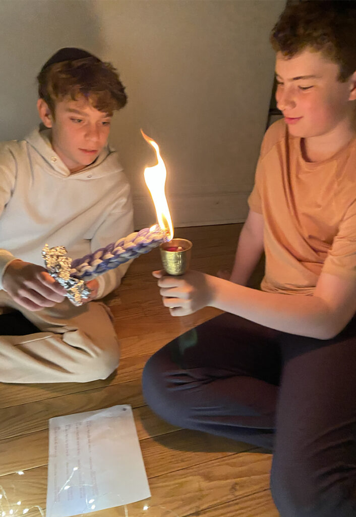 Students taking part in a City Shul School activity